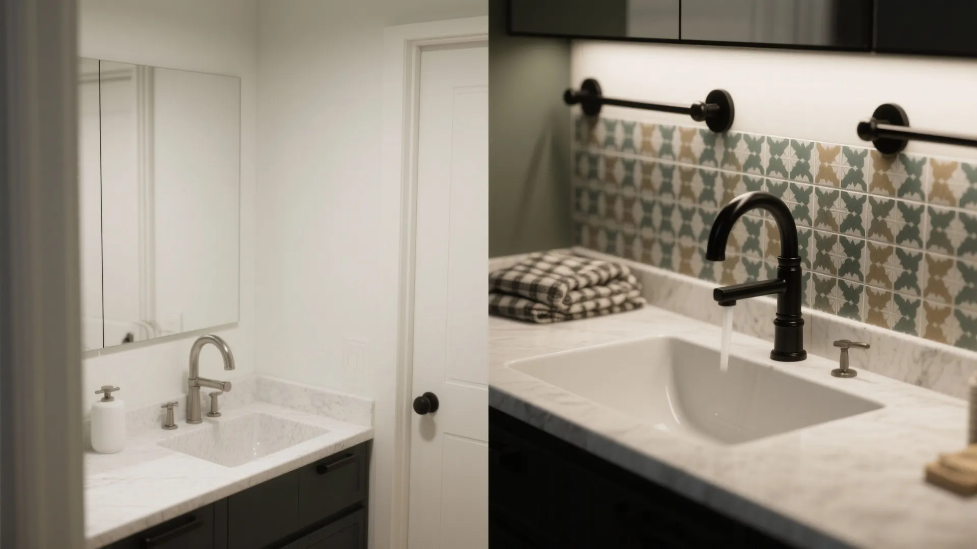 5. Statement hardware and peel-and-stick accents