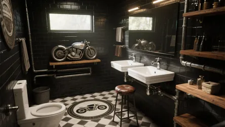 5 Harley Bathroom Decor Ideas