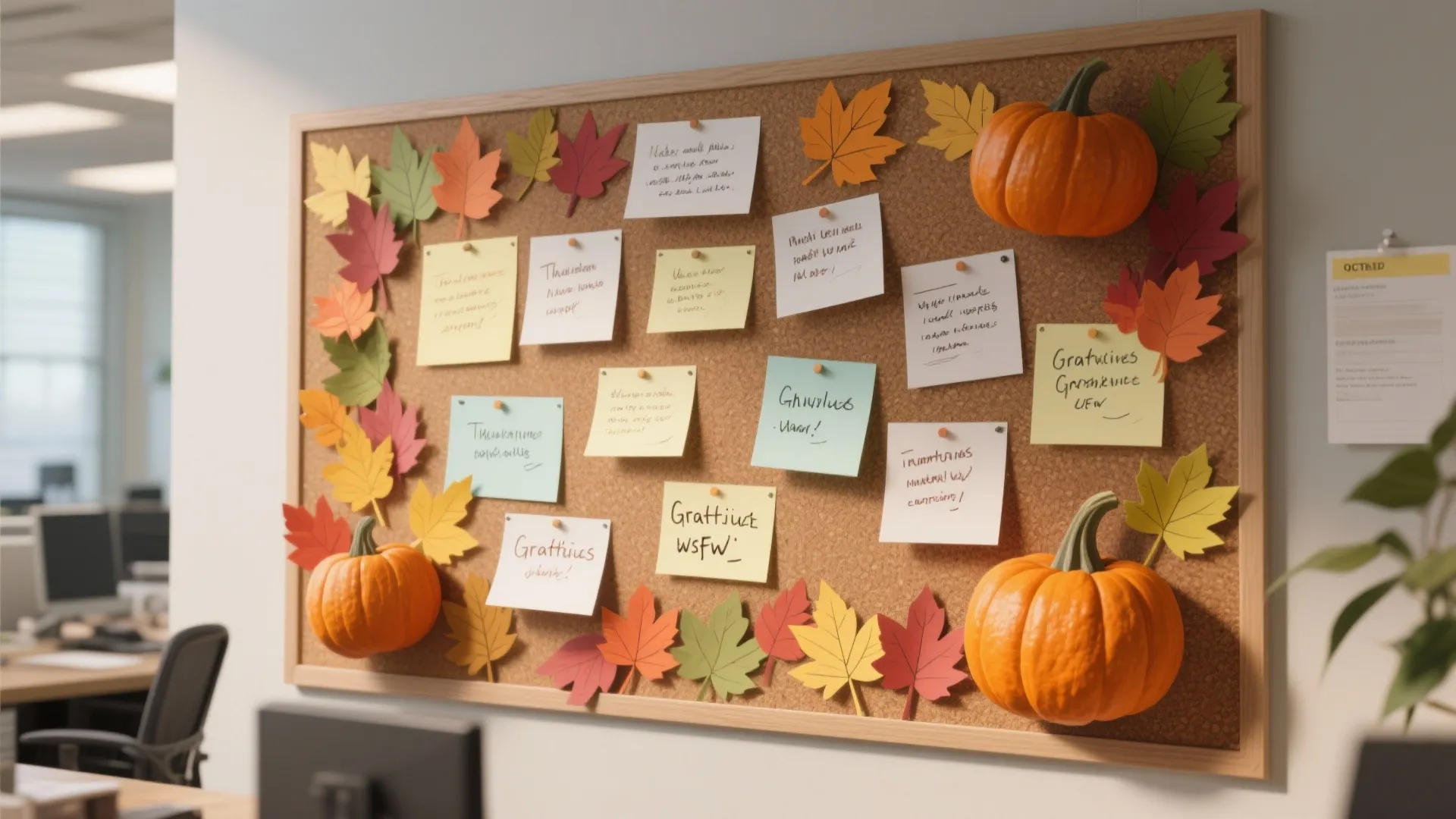 1. Harvest Gratitude Wall