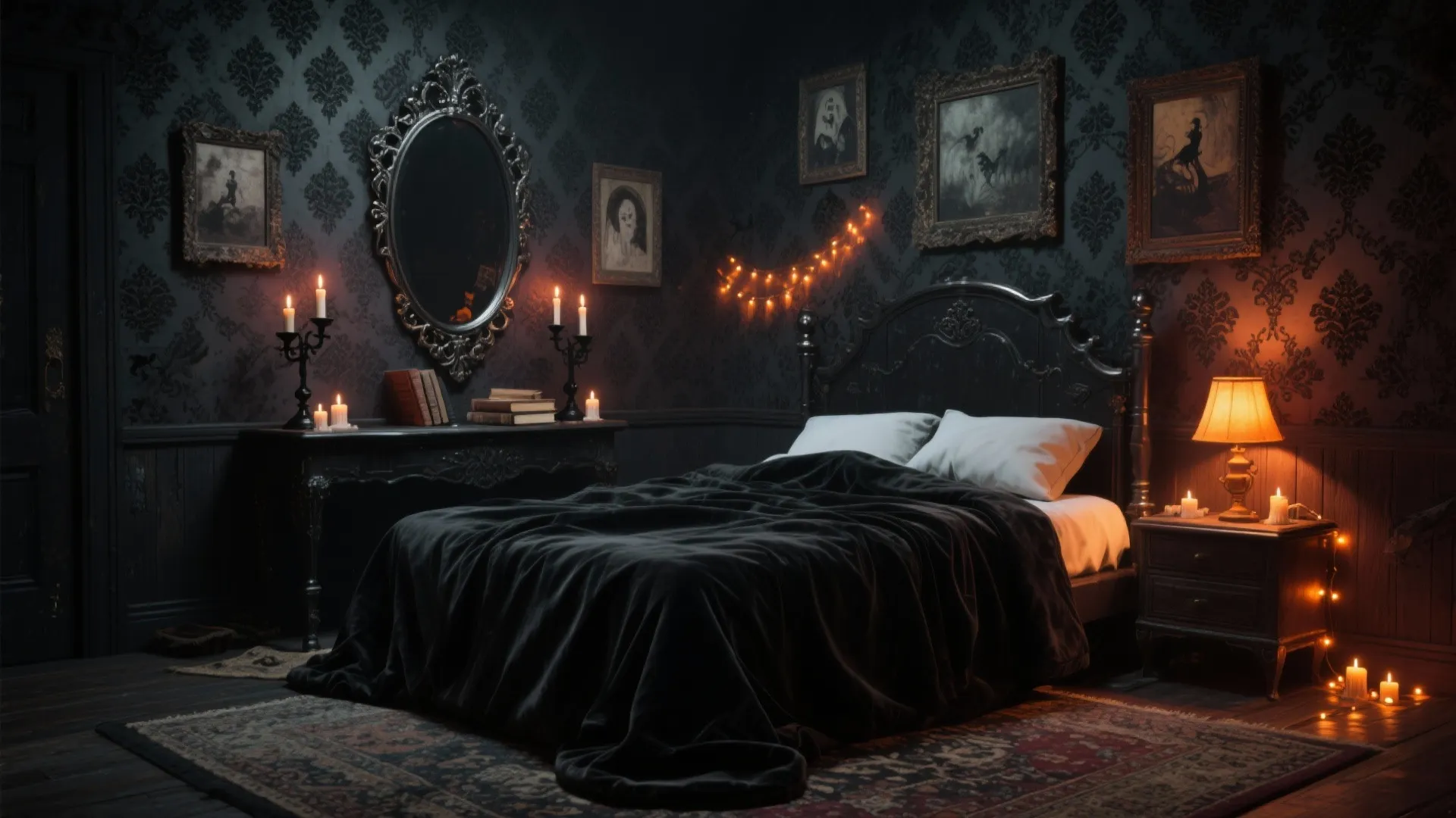 Bedroom Halloween Decorations: 5 Spooky Ideas: 5 playful, practical bedroom Halloween decorations I use to make small spaces scream style (not chaos)