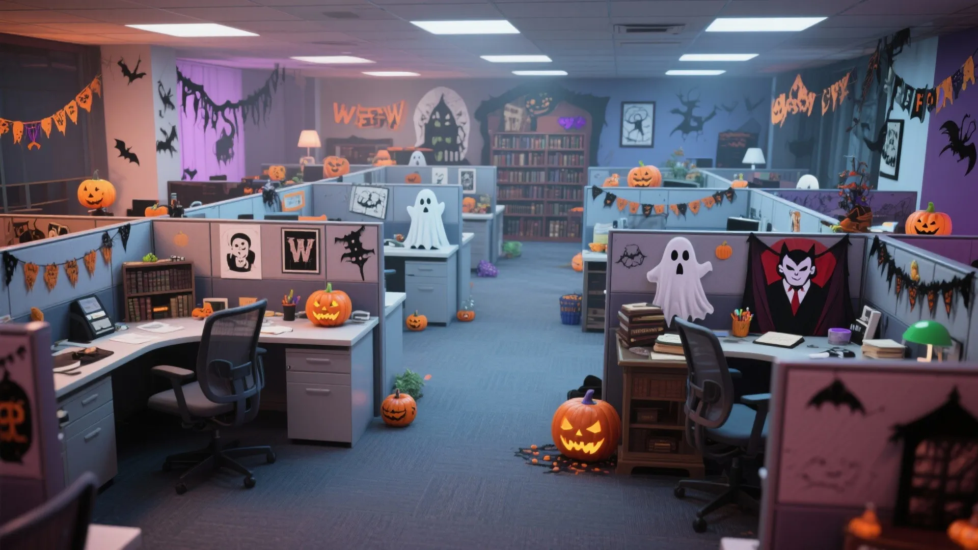 7. Mini Haunted Cubicles
