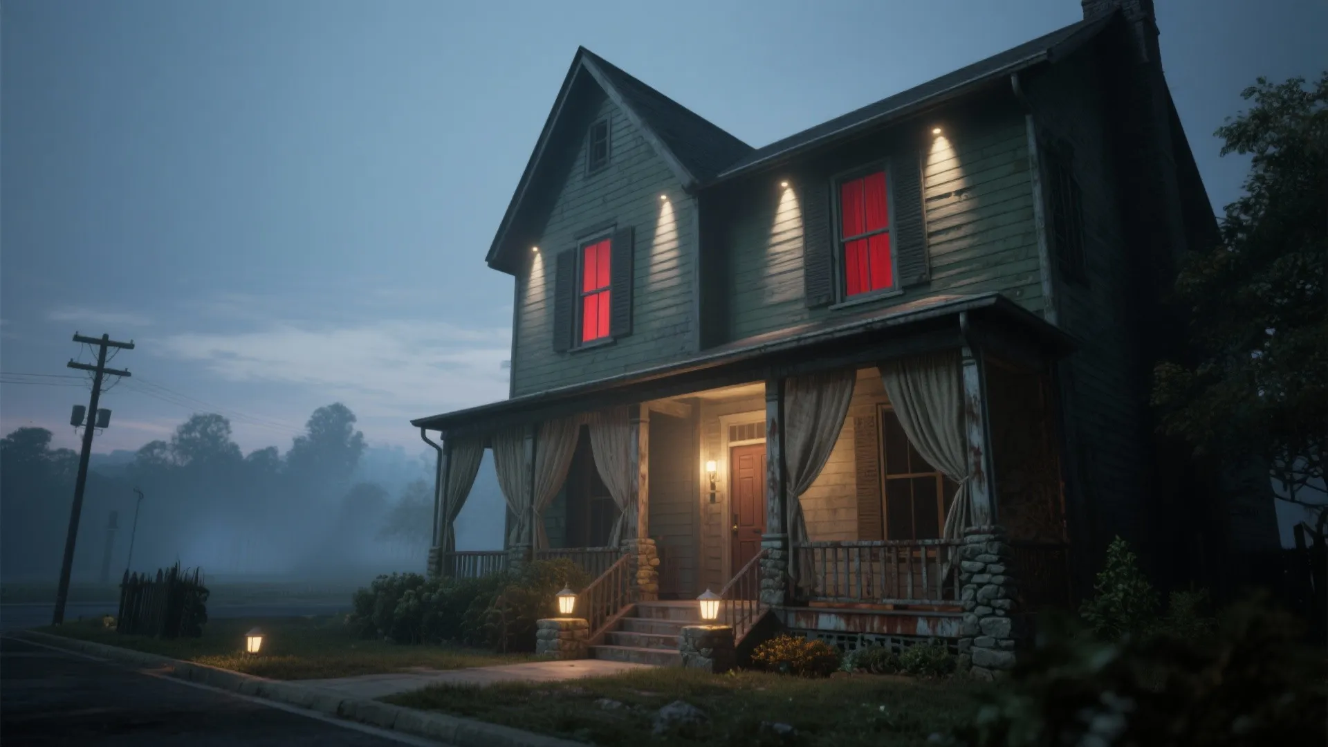 DIY Haunted House Facade: How to Design a Spooky Curb Appeal: 1 Minute to a Jaw-Dropping Haunted House Entrance