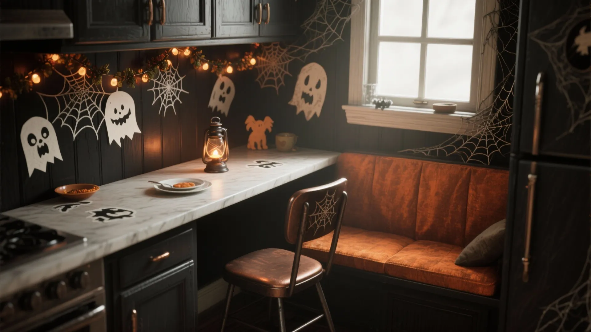 5. Create a mini haunted corner or breakfast nook