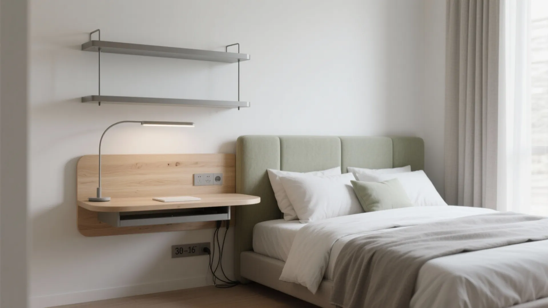 Idea 1: The Headboard Desk Combo