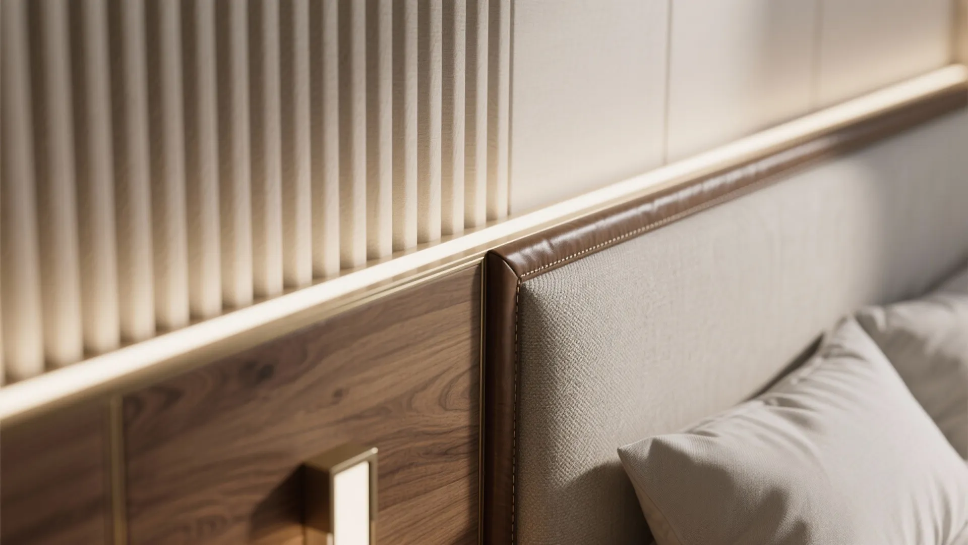 A Custom Headboard Wall as the Focal Piece