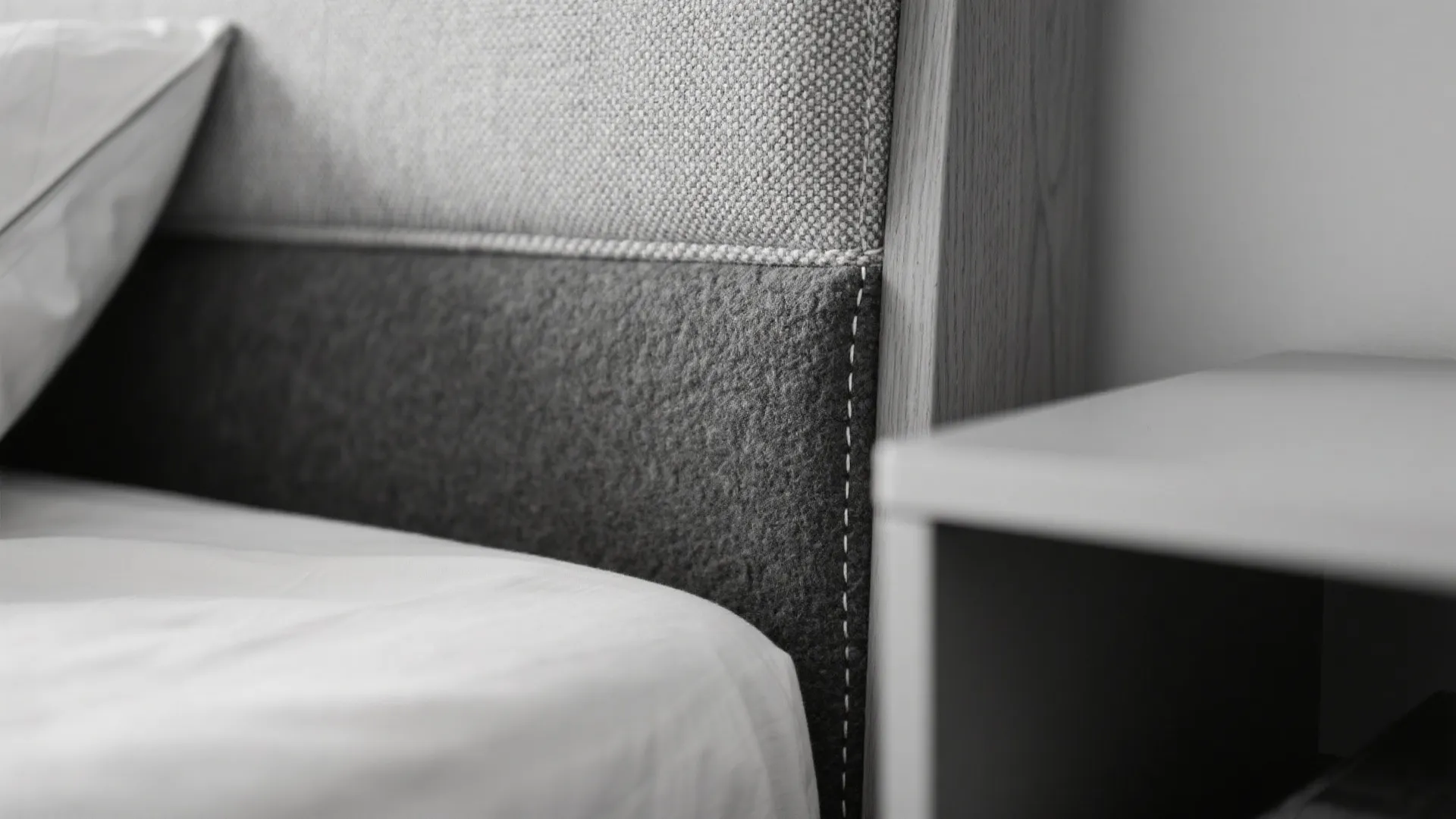 Wall-to-Wall Headboard with Floating Nightstands