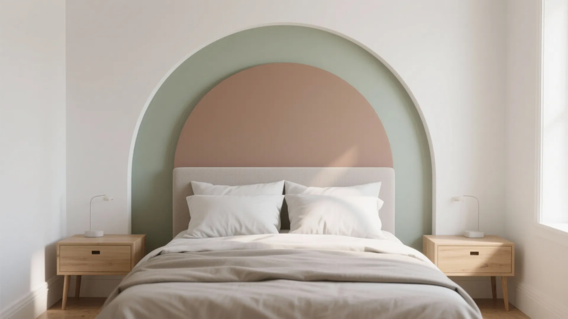 Idea 1: Paint a headboard halo