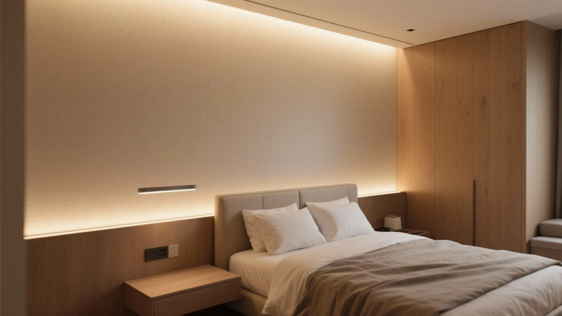 Soft Indirect Glow Behind Headboards