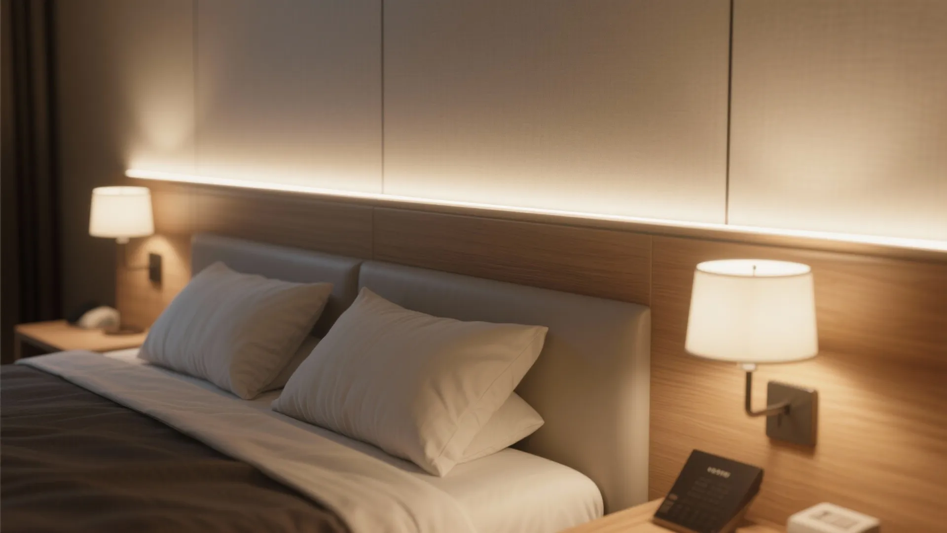Integrated Lighting in Headboards