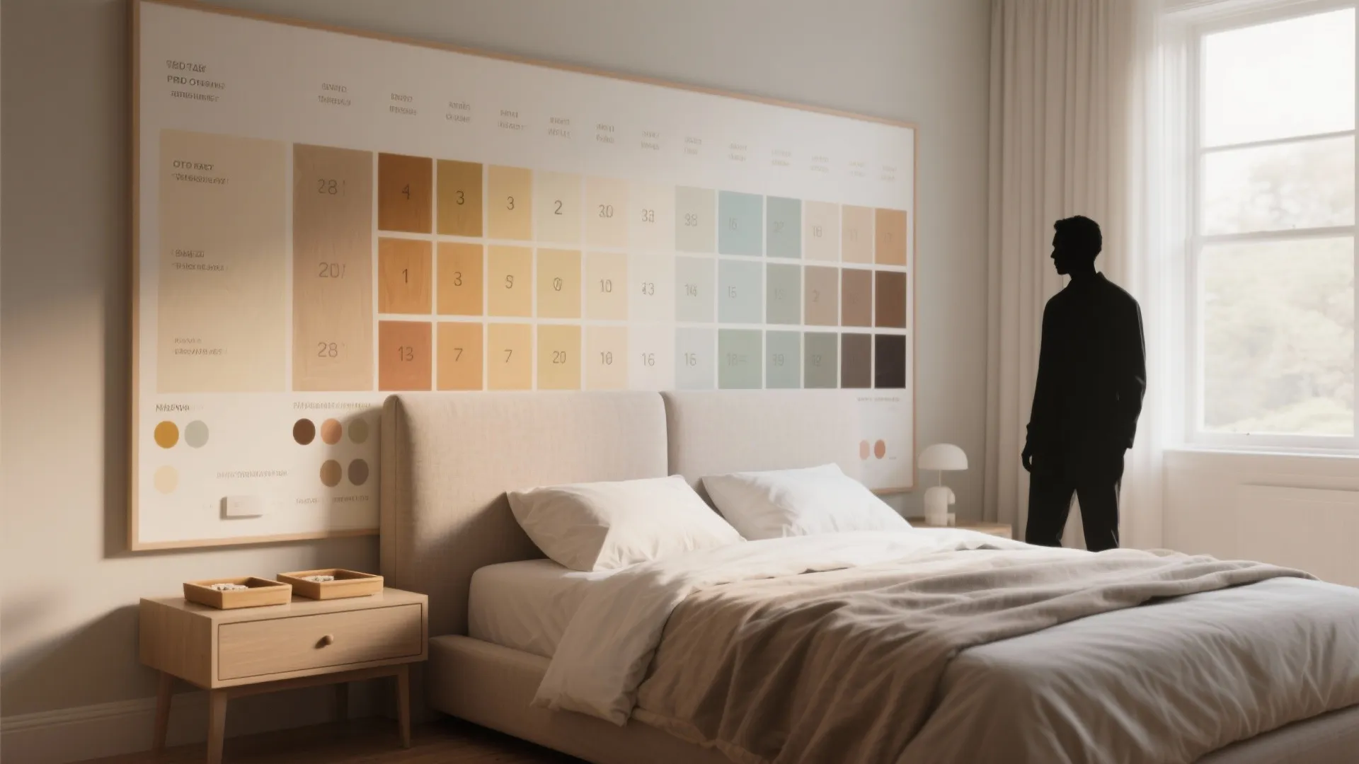 5. Functional Mural: Headboard or Backsplash