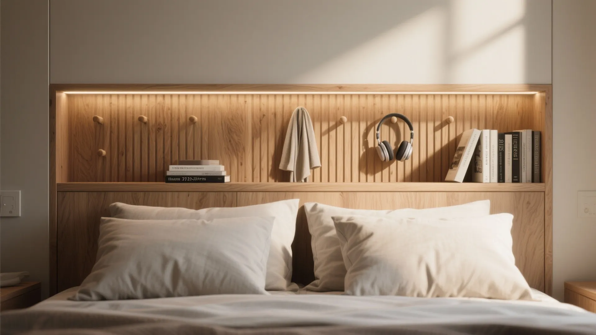 Headboard Wall Niche Rack