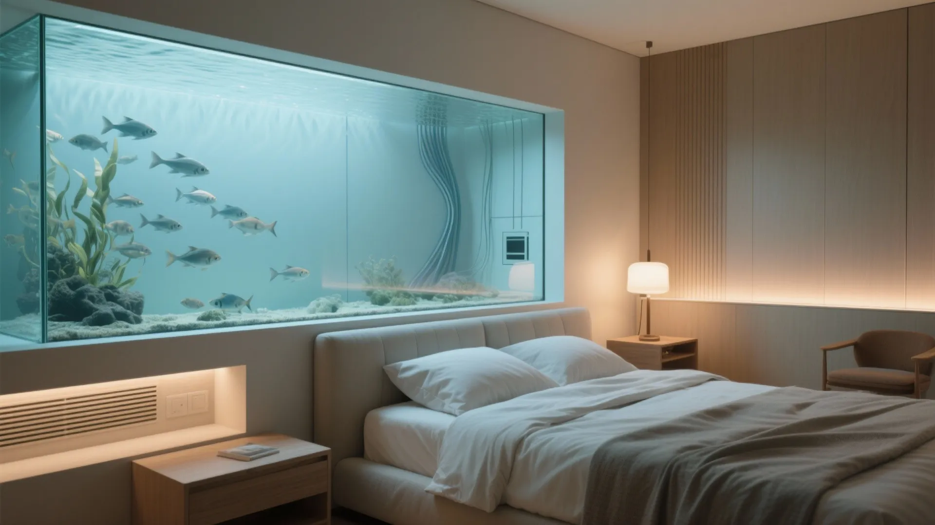 4. Headboard or partition tank