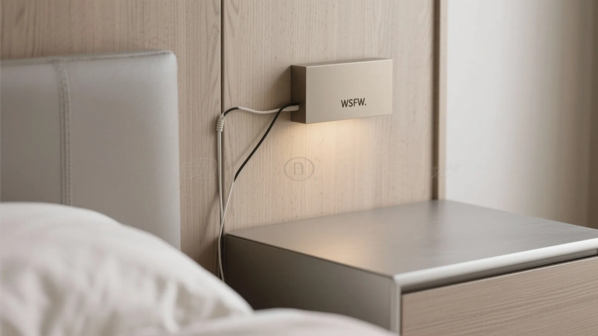 1) Wall-to-Wall Headboard System with Floating Nightstands