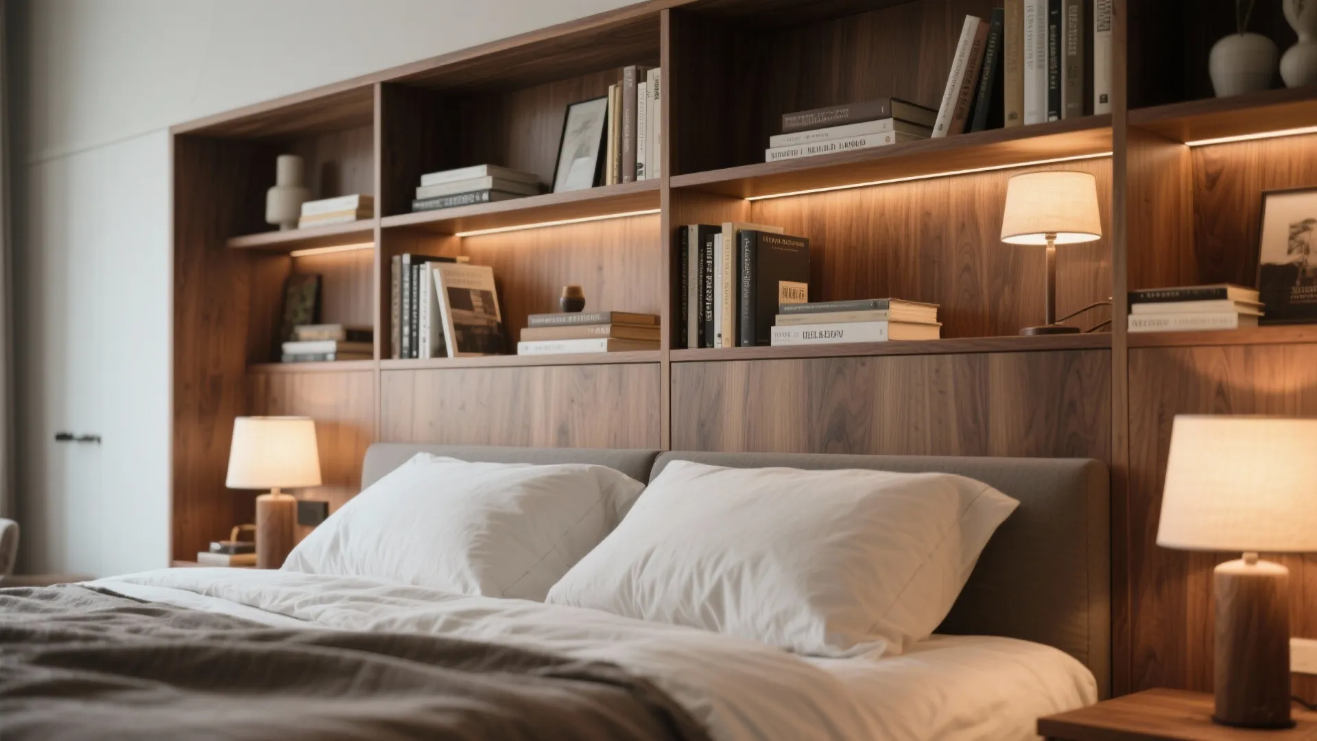 7. Headboard with Storage