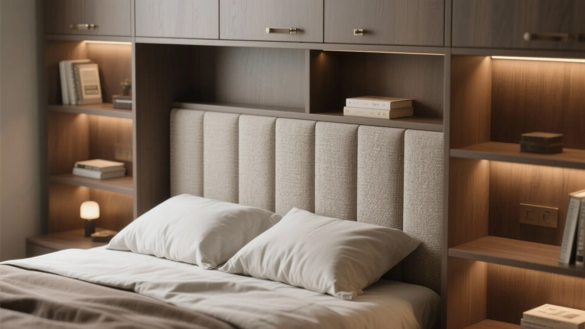 2. Build Storage into the Headboard