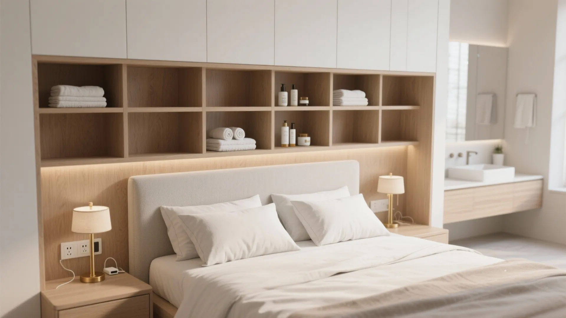 Built-ins: Headboard Walls, Niches, and Pocket Storage