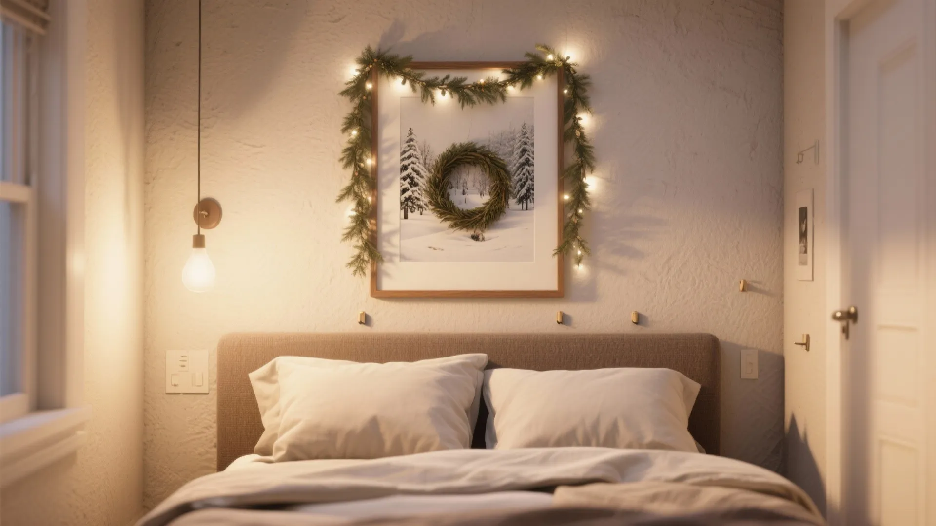 4. Headboard Styling and Wall Displays