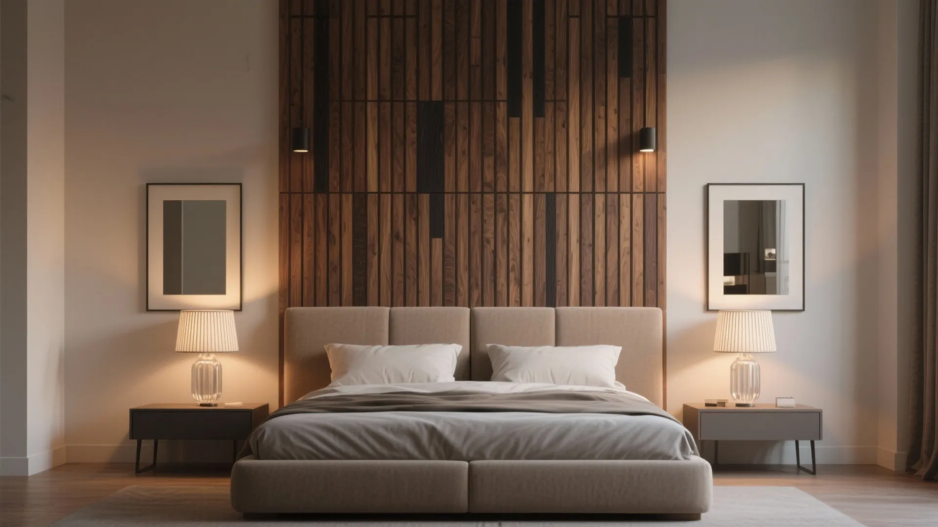 Headboard Wall That Earns the Spotlight