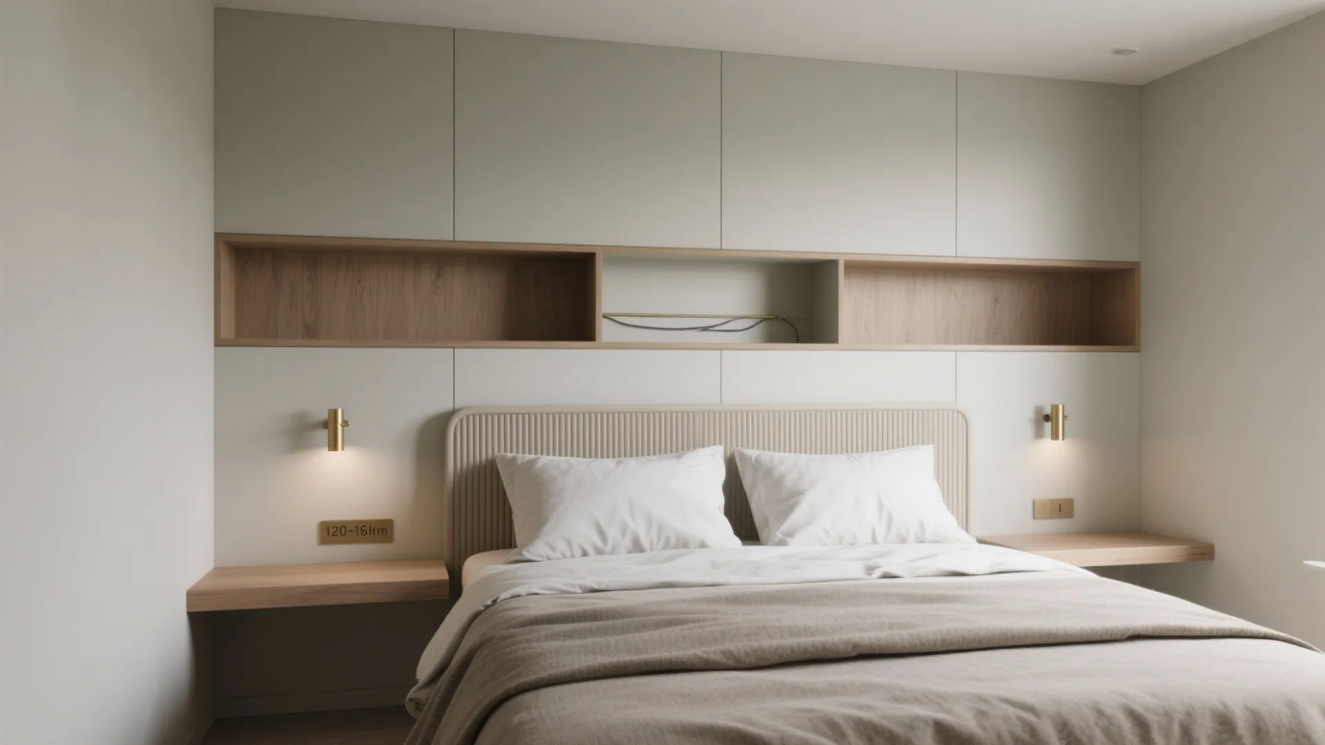 1) Build a storage headboard wall