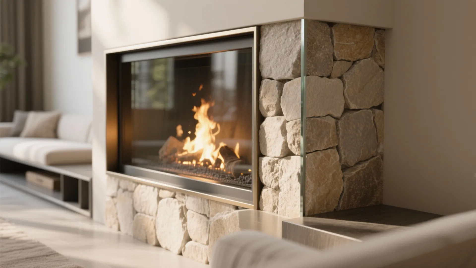 4. Hearth as the Focal Point, Not the Divider