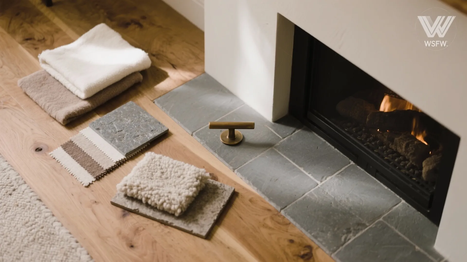 Warm Wood, Stone, and Textural Layers