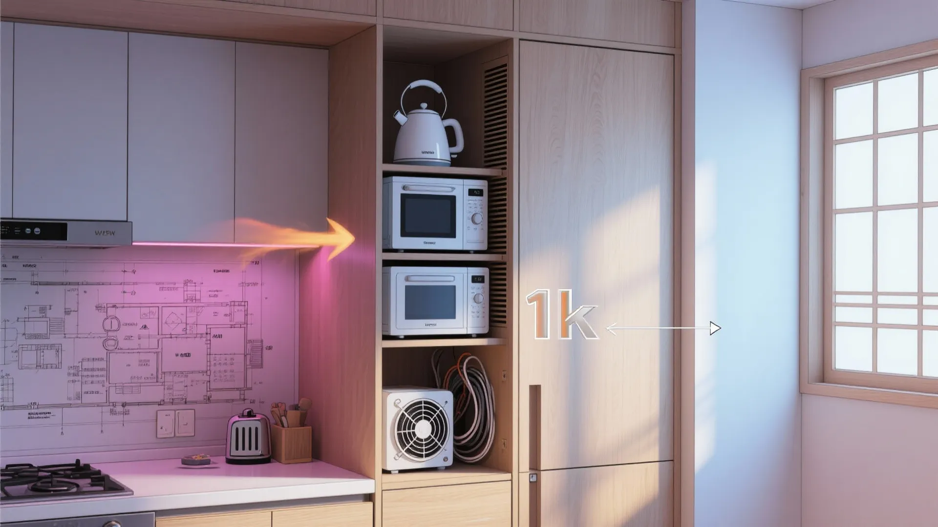 Tips 4: 収納技巧で“発熱家電ゾーン”を分離する