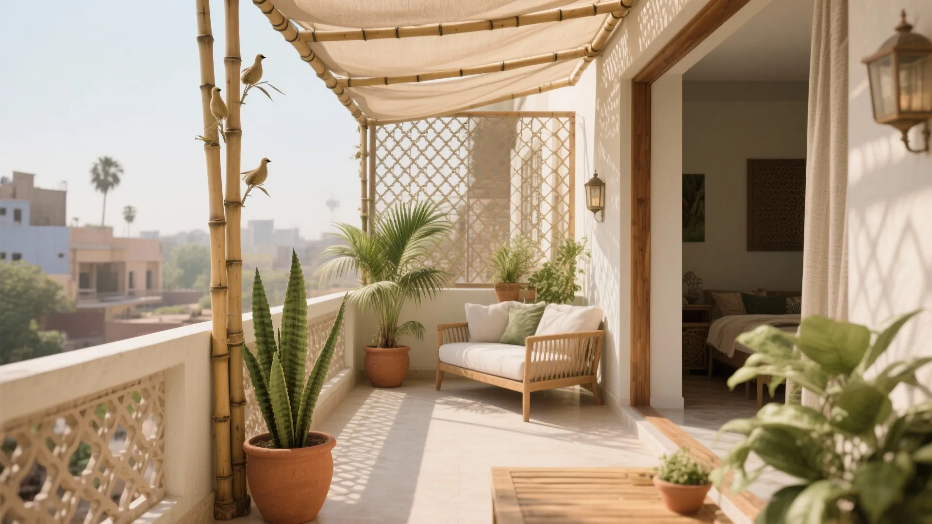 Heat‑Smart Balcony and Cross Ventilation for Jaipur