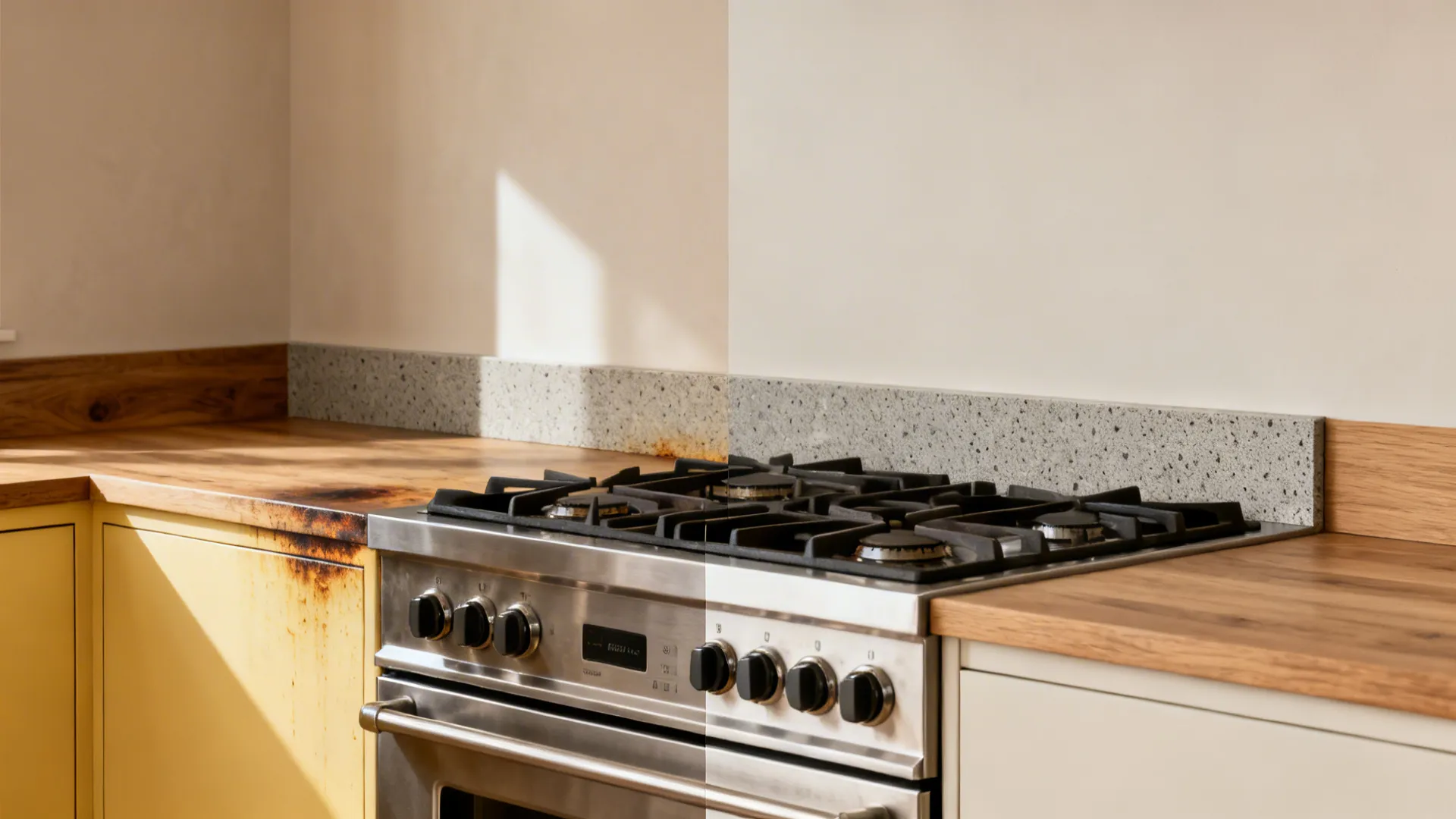 Heat-smart finishes around the range