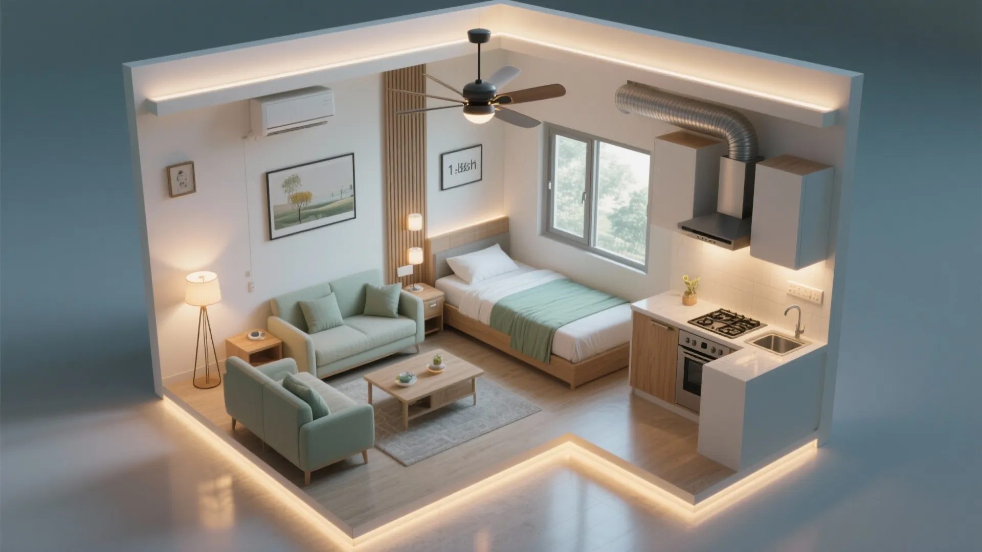 Heat-smart lighting and ventilation for Ahmedabad weather