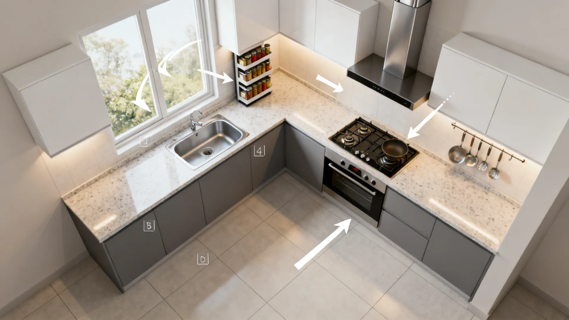 Heat-Savvy Zones for Indian Cooking