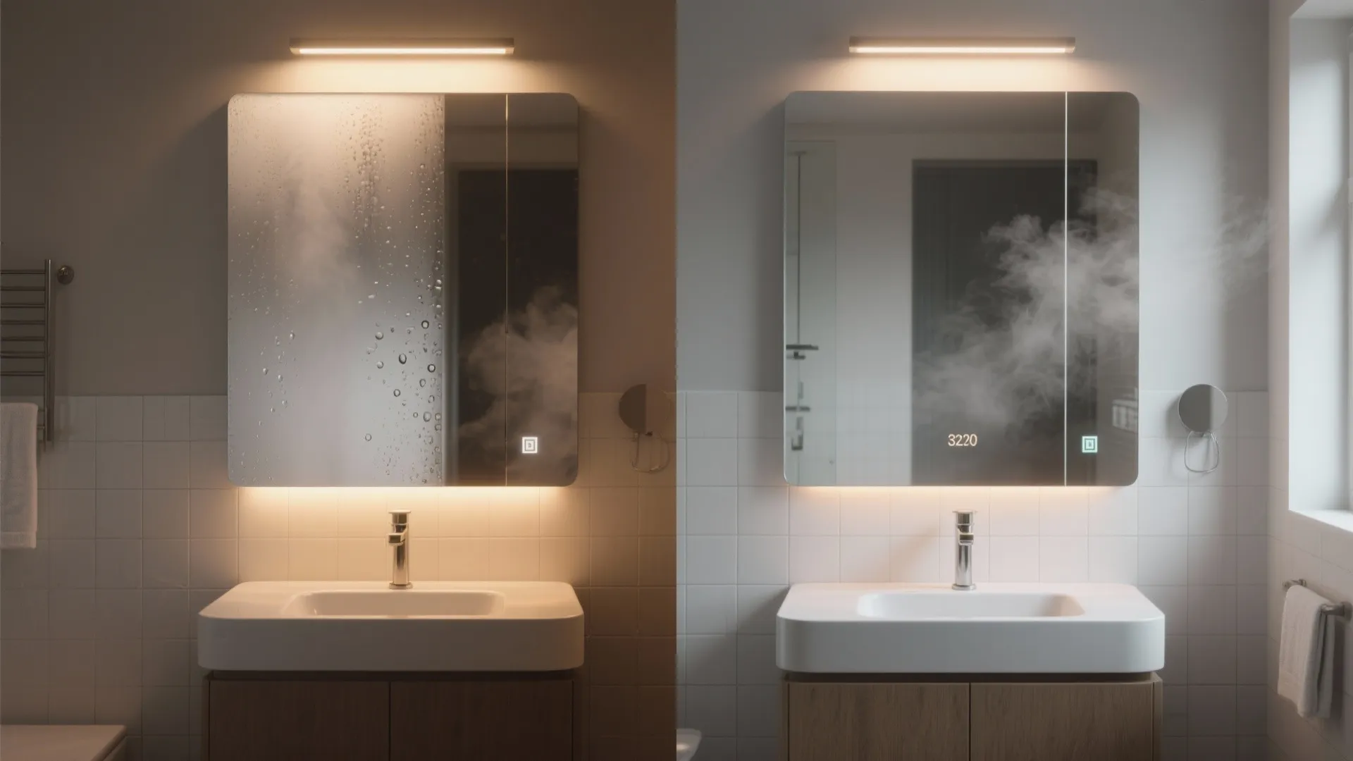 Heated, Fog-Free Mirrors for Real-World Mornings