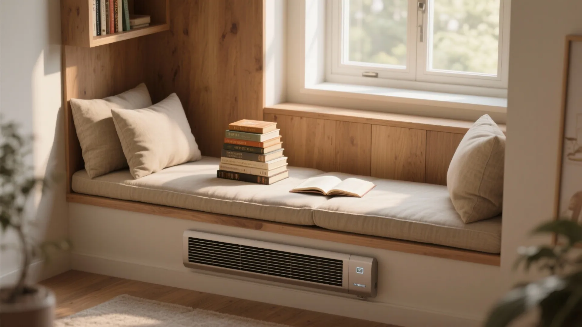 Design Inspiration 1: Create a heated nook with low-profile convection