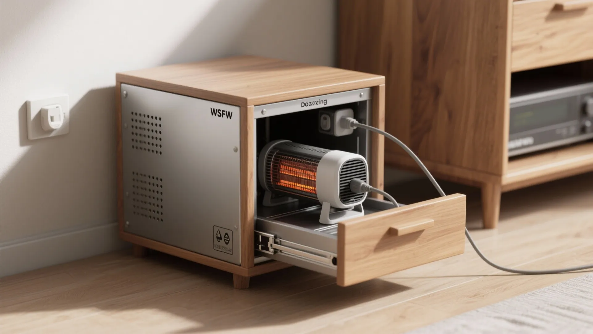 5. Portable heater docking station