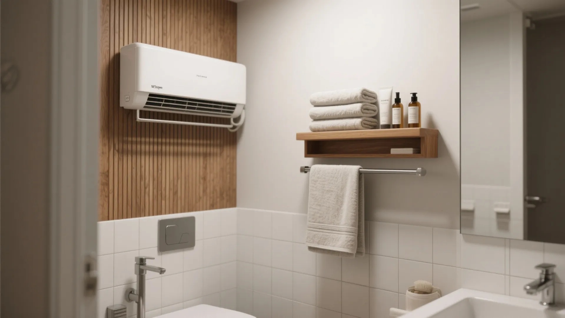 3. Combination heater + shelf