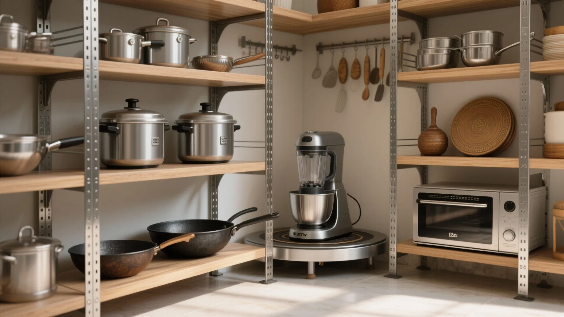 Idea 3: Heavy-Duty Zone for Cookware and Appliances