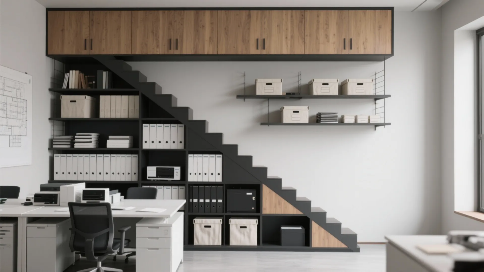 Tips 4: 仕事道具は“高さで仕分け”、見える収納は最小限（收纳技巧・日本都市）