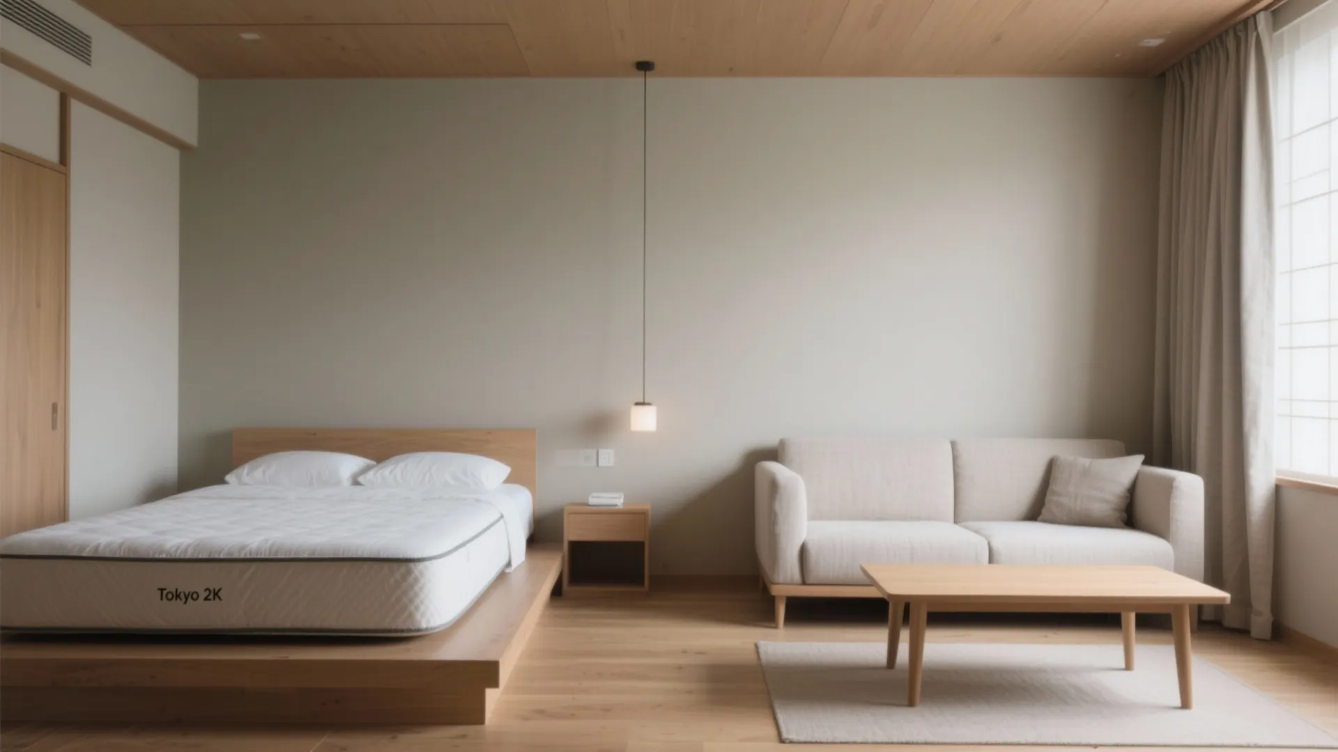 Tips 5: ベッドとテーブルの“高さ差”で回遊性を確保（动线规划・小空间）