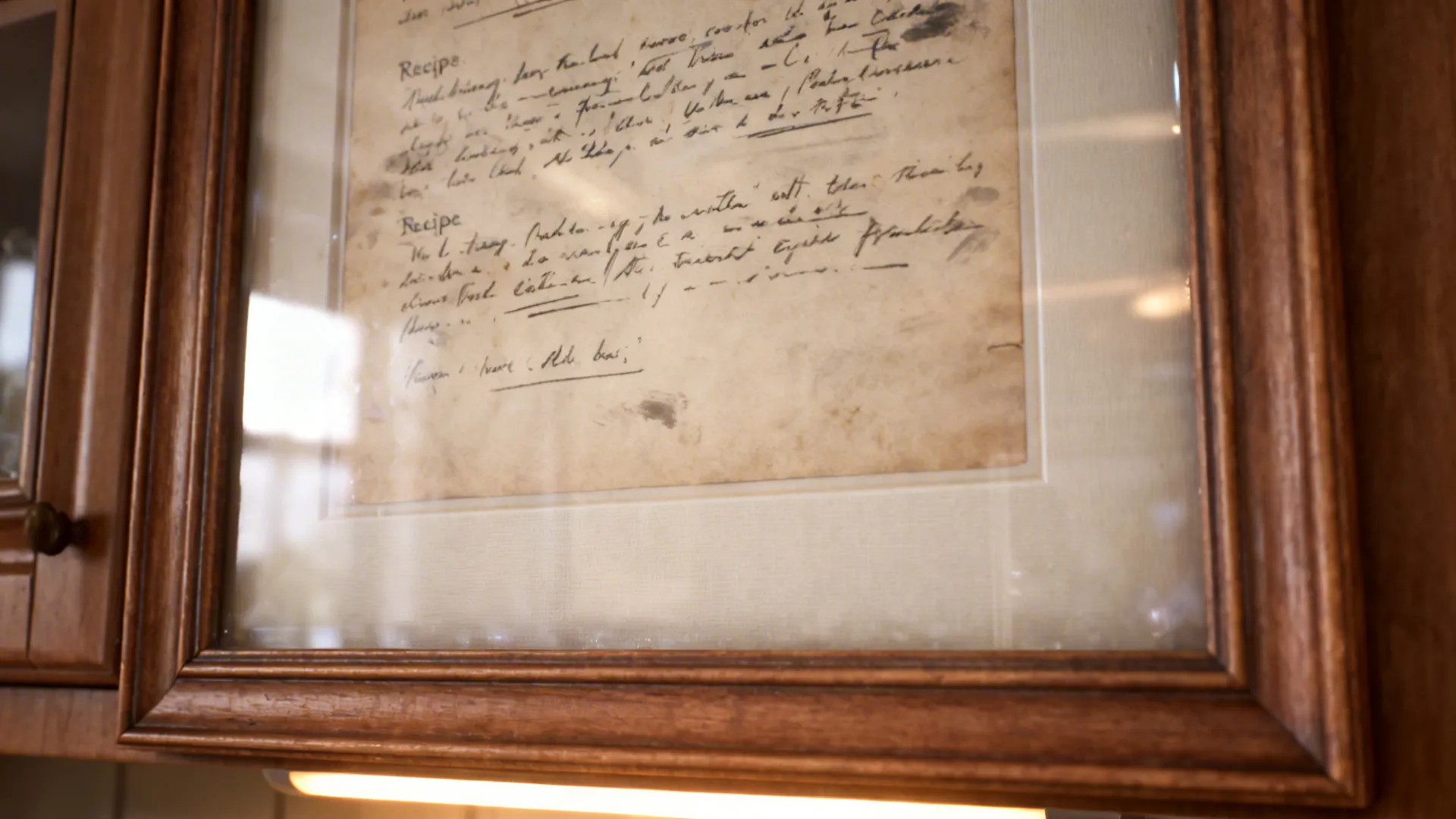 Recipe and heirloom gallery: art that you actually use