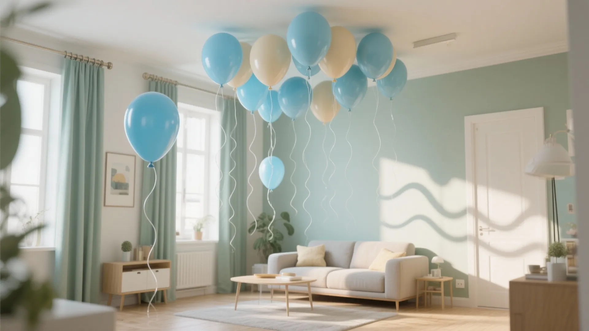 Helium-Free Floating Look with Invisible String