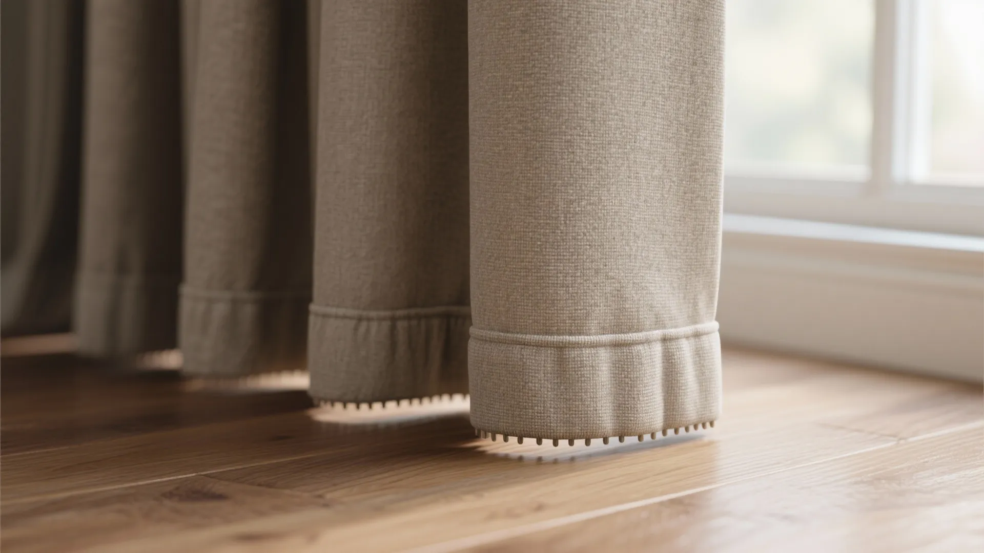 Floor-to-Ceiling Drapes to Add Height