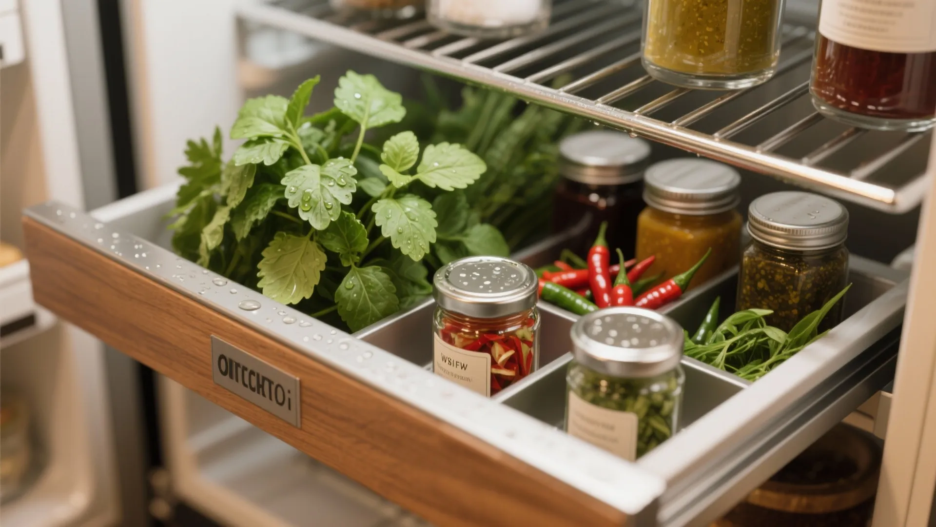 3. Integrated Herb & Condiment Station