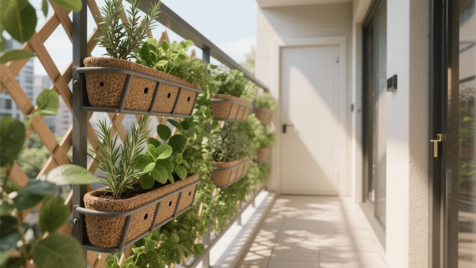 3) Vertical Greenery and an Herb Rail You’ll Actually Use