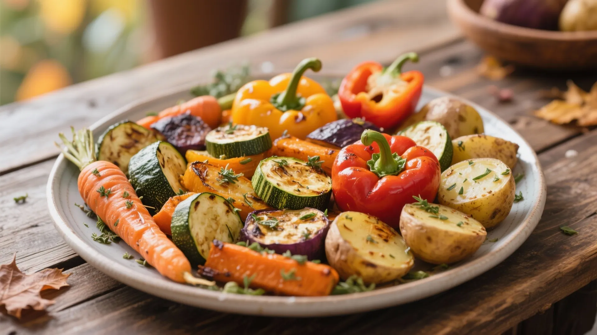 5. Herb Roasted Veggie Platter