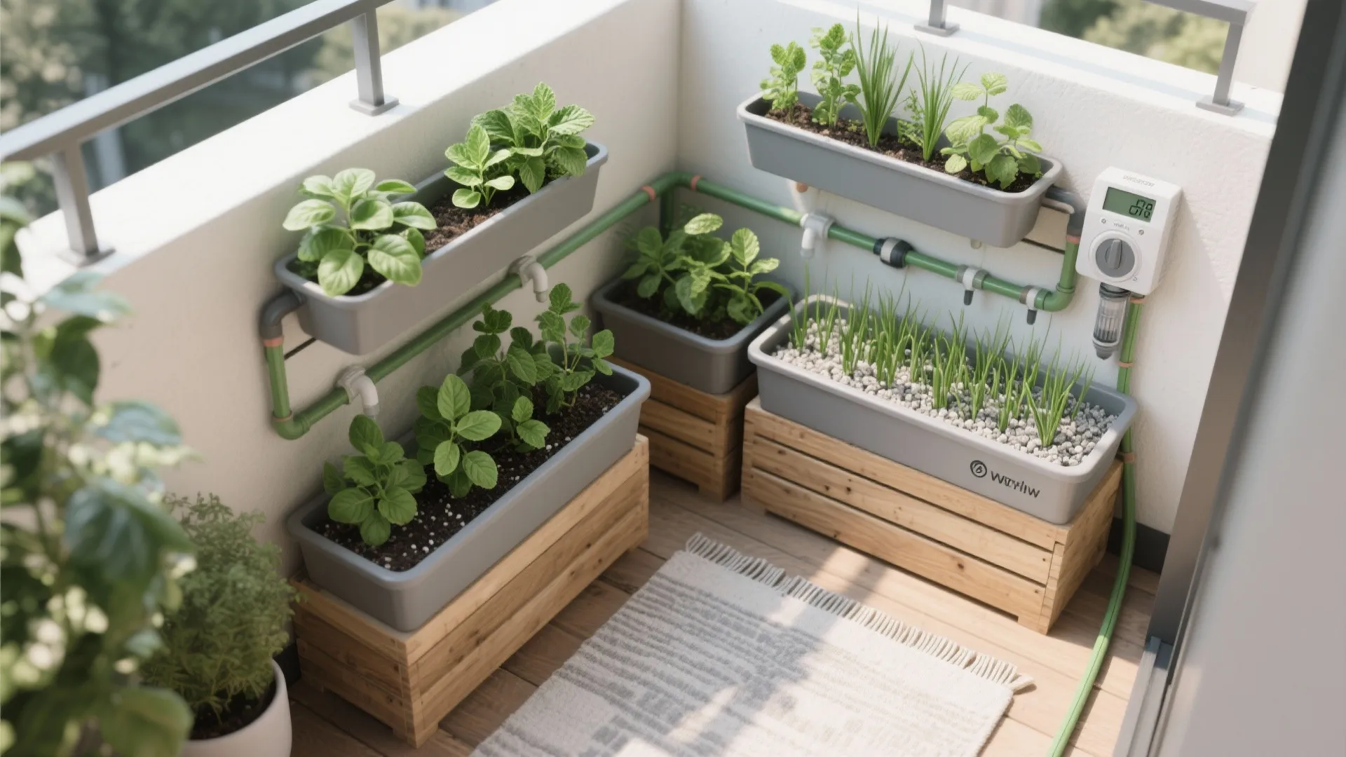 Micro Herb Station & Smart Irrigation