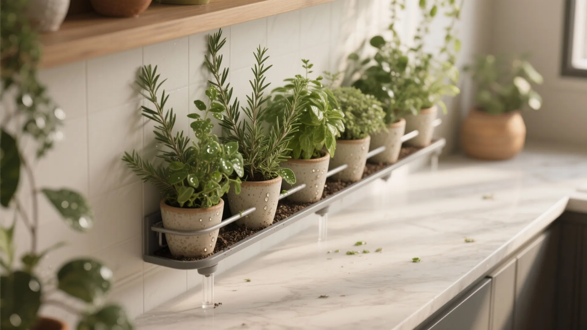 4. Vertical Herb or Plant Wall