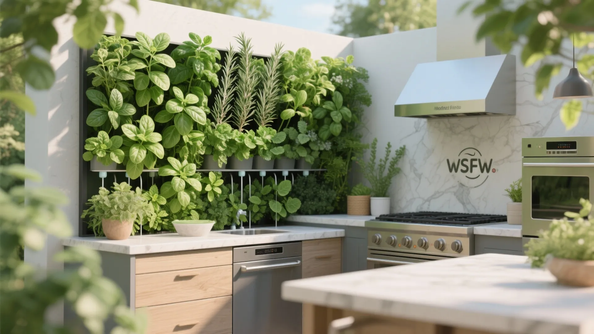 10. Herb Wall or Vertical Garden