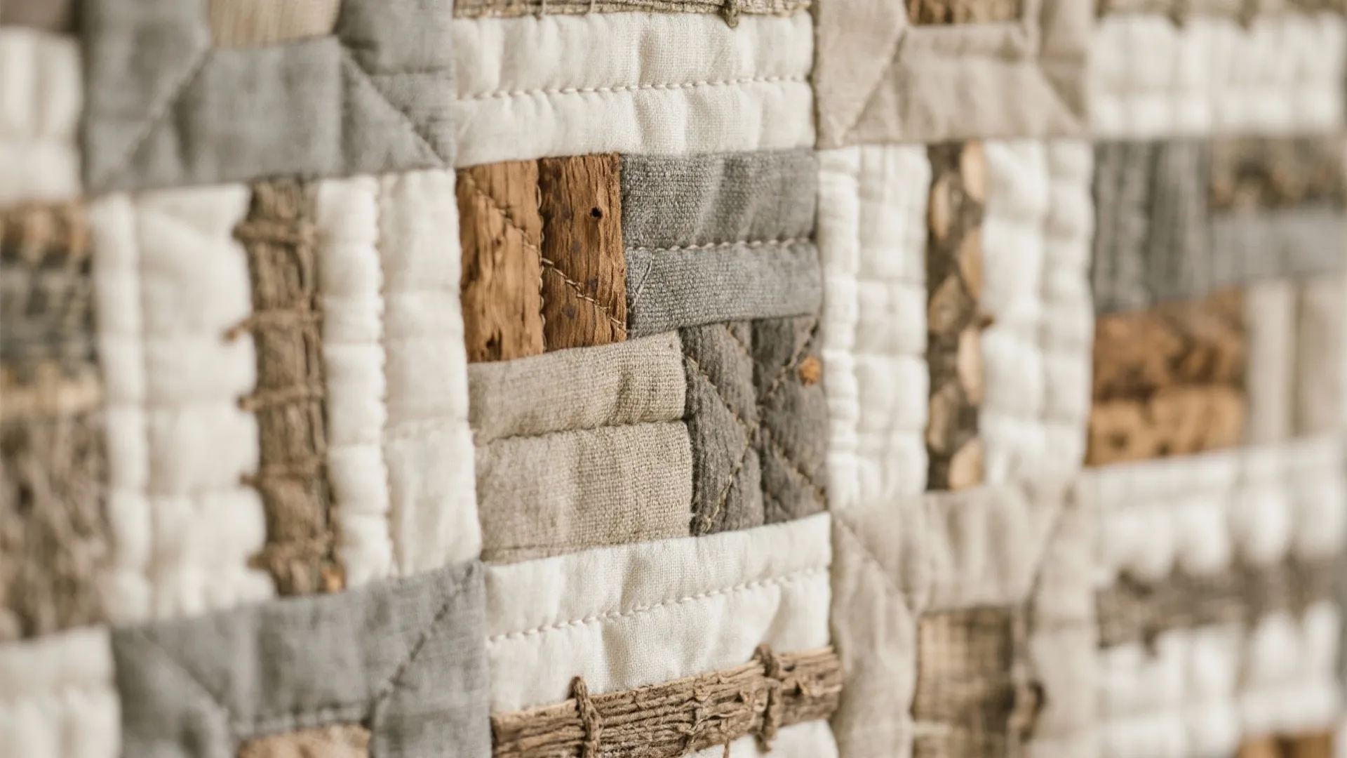 Contemporary Neutrals Meet Heritage Patchwork