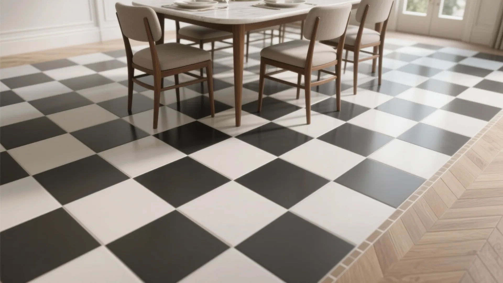 Heritage Patterns: Herringbone, Chevron, and Checkerboard
