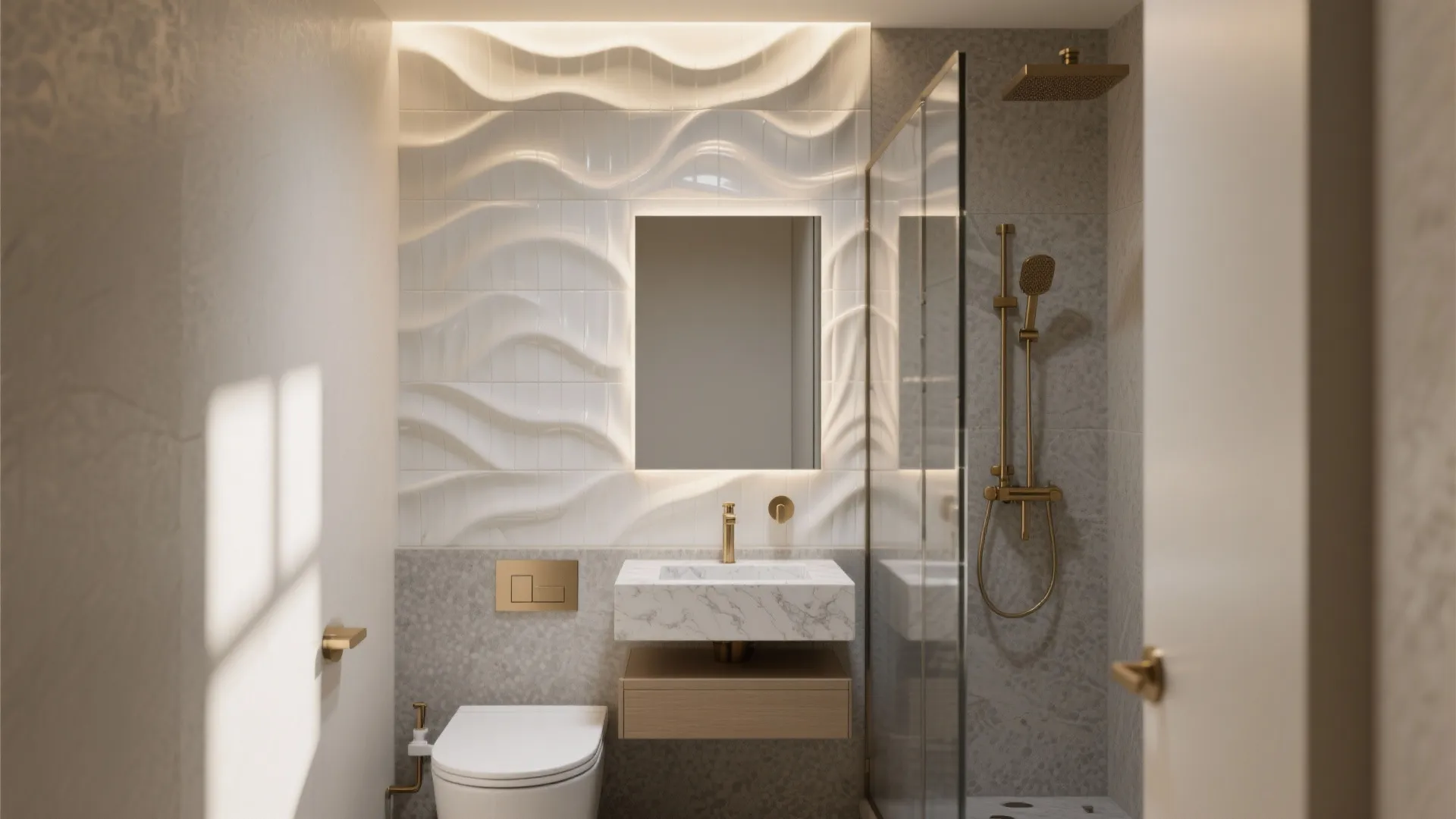 5 3D Tiles Design for Bathroom Ideas That Work: A senior designer’s friendly guide to small-bath wow moments with tactile tiles, optical depth, and light-savvy details