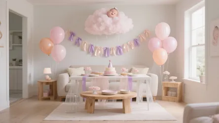 5 Baby Girl Birthday Decor Ideas at Home